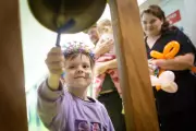 Little Telethon Star Izzy Rings Bell to Mark End of Cancer Journey