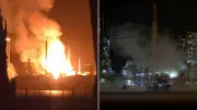 Massive Fire Erupts at Viva Energy Oil Refinery in Victoria Amid Global Fuel Crisis