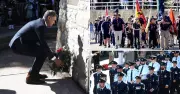 Thousands gather for moving Anzac Day service in Newcastle's Civic Park