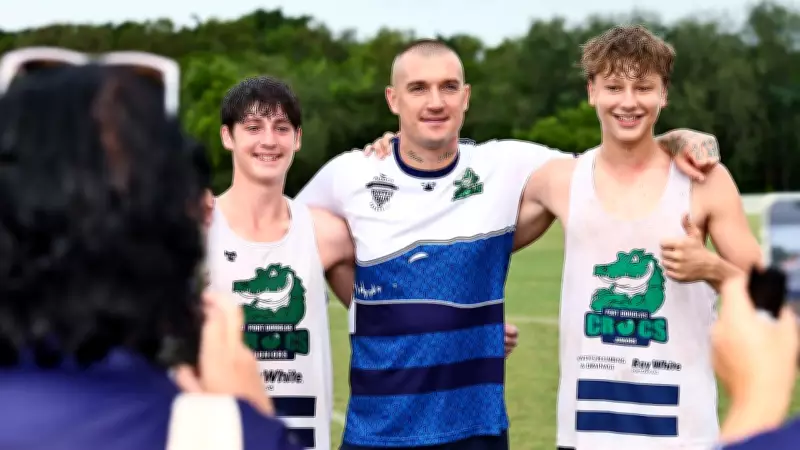 AFL legend Dustin Martin makes debut for Port Douglas Crocs