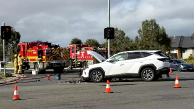 Armstrong Creek Intersection Blocked After Two-Car Collision