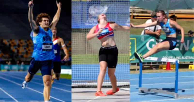 Athletics Wollongong Celebrates Record U20 Championship Trio