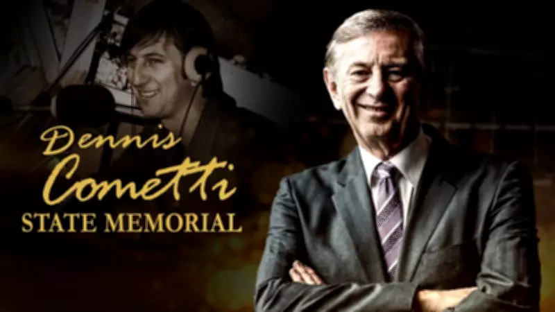 Australia Bids Farewell to Dennis Cometti: State Memorial Live on 7plus