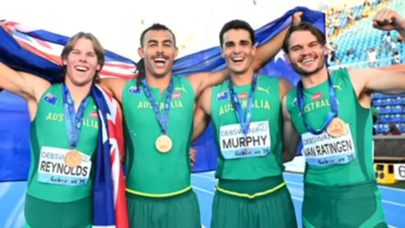 Australia's relay teams make history at world championships in Botswana