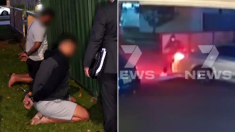Chaotic arrest in Melbourne, charges over alleged kidnapping in Sydney