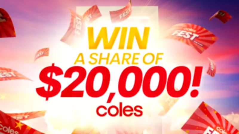 Coles Fest Returns: Win Share of $20,000 in Online Credits with Sunrise