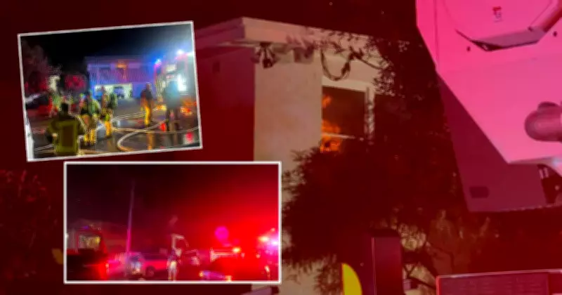 Crews Battle House Fire in Newcastle's Bar Beach
