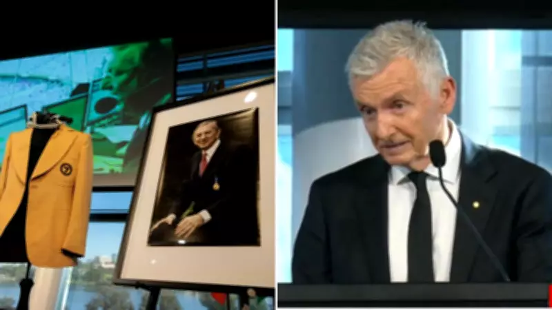 Dennis Cometti Remembered as Genius Wit and AFL Voice at Memorial