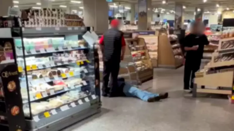 Elderly man allegedly shoved to ground by Coles staff in discount dispute