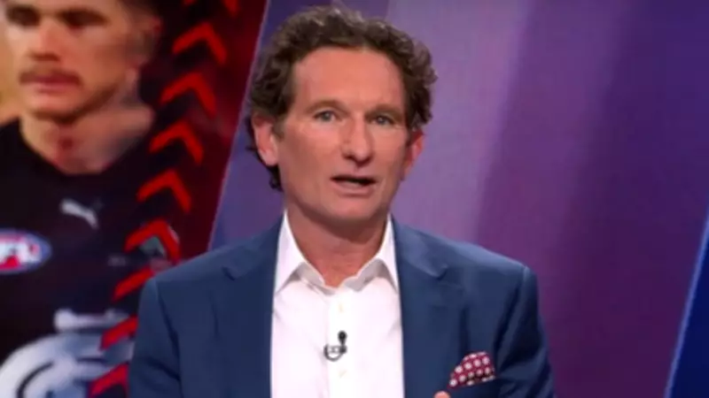 Essendon great James Hird hospitalised after choking on lamb during live TV show