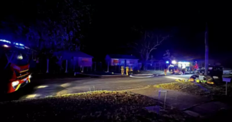 Fire Engulfs Vacant House on Phillip Street in Raymond Terrace