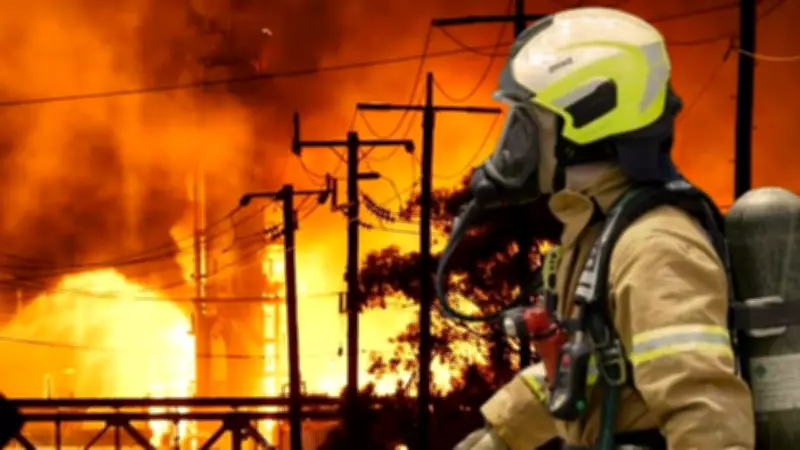 Firefighter Injured Battling Large Blaze at Corio Oil Refinery