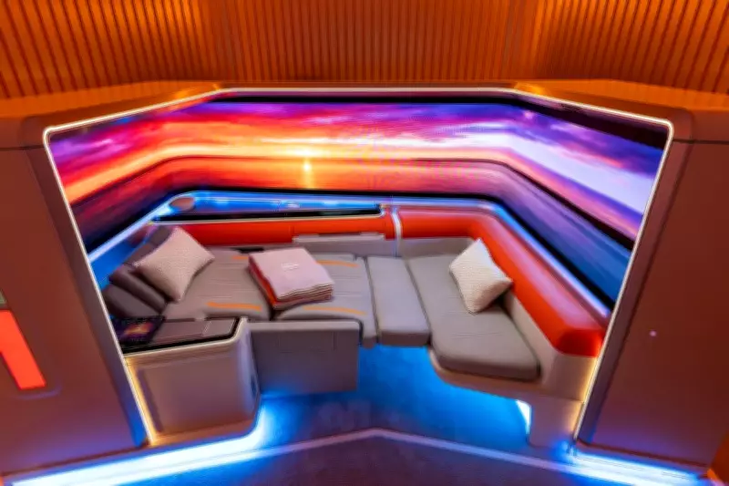 Future aircraft cabins: voice control, immersive displays, and phone pods