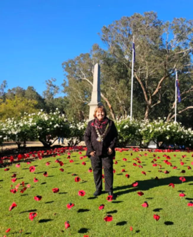 Gosnells students plant over 1000 paper poppies for Anzac Day tribute