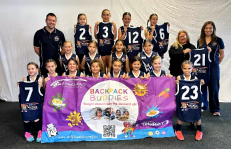 Halls Head Club Backpacks Buddies on New Jerseys to Fight Child Hunger