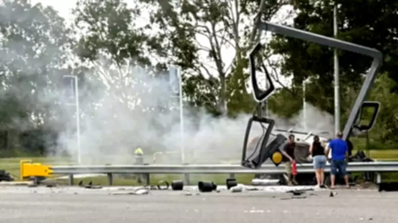Heroic Cleaner Recounts Desperate Battle to Save Driver from Burning Car in Townsville
