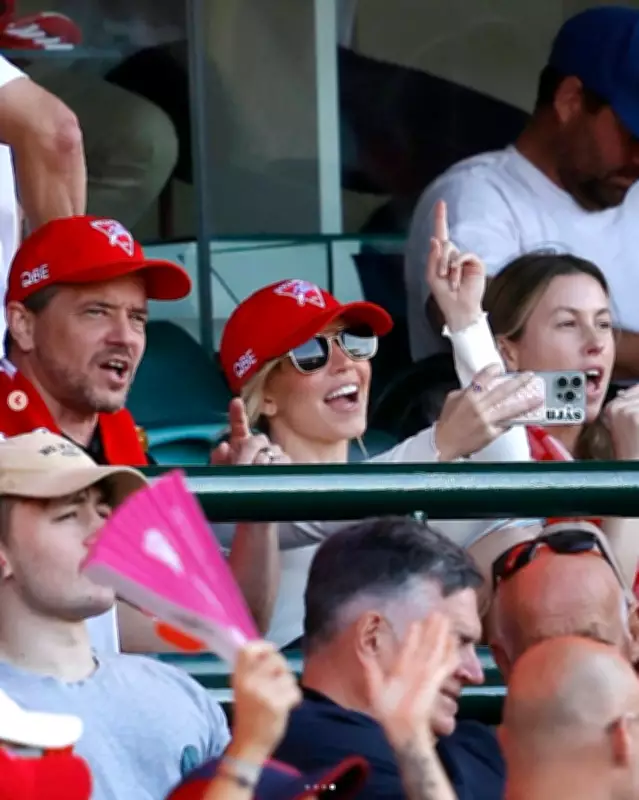 Hollywood Star Sydney Sweeney Cheers on Swans at SCG