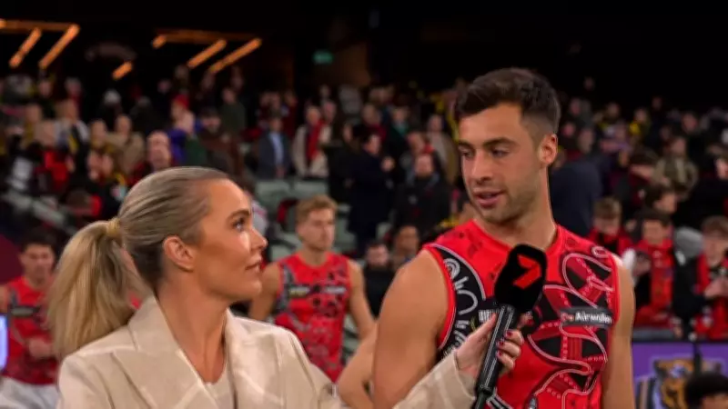 Kyle Langford's half-time interview slammed by Kane Cornes
