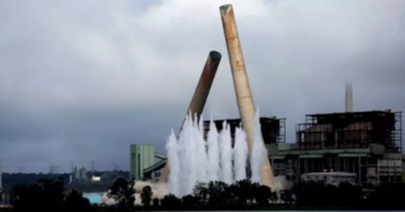 Liddell Power Station Stacks Demolished After 50 Years