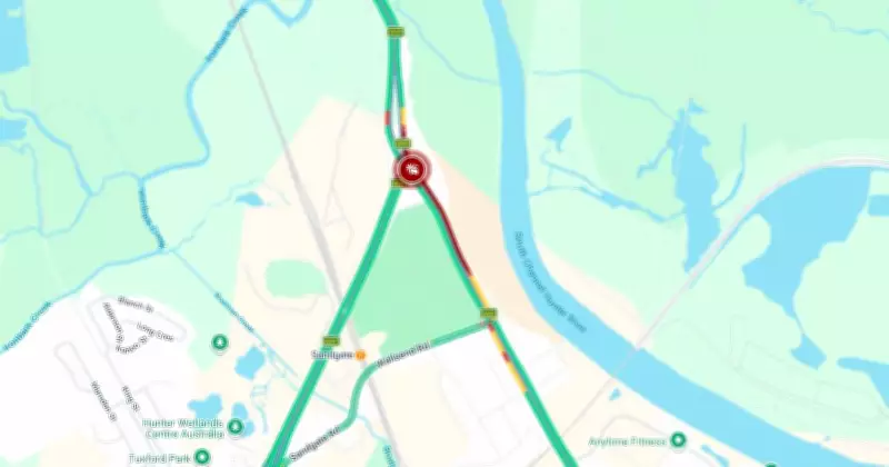 Major delays after truck hits pedestrian on Newcastle road