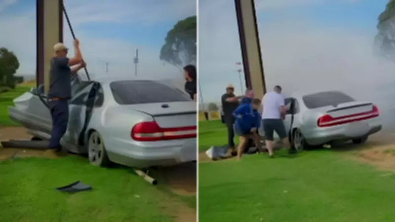 Man dies in fiery crash despite Good Samaritans' rescue efforts
