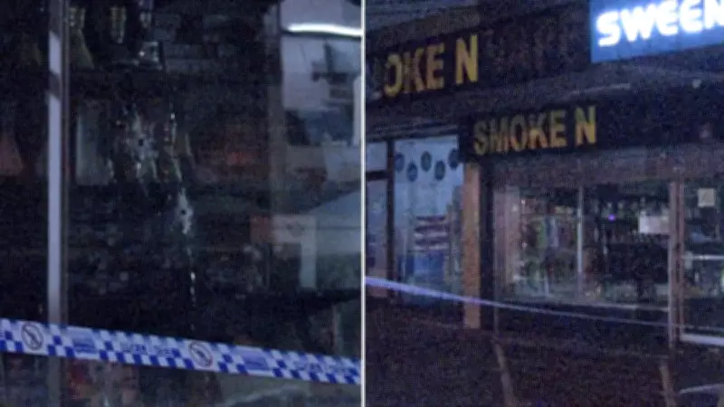 Melbourne Tobacco Shop Hit in Drive-By Shooting
