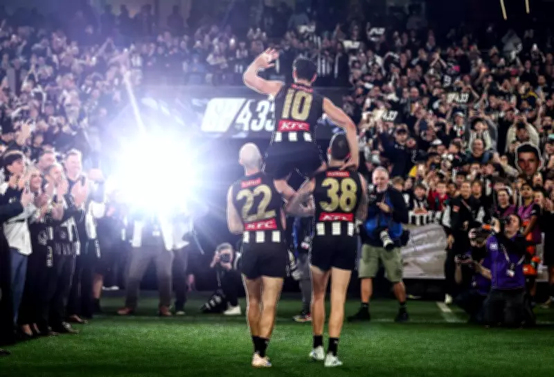 Pendlebury thanks Collingwood crowd for win over Eagles