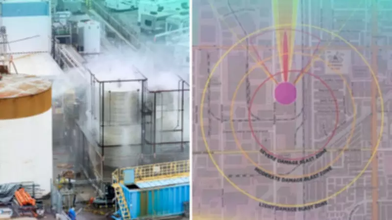 Possible crack in toxic tank may avert California explosion