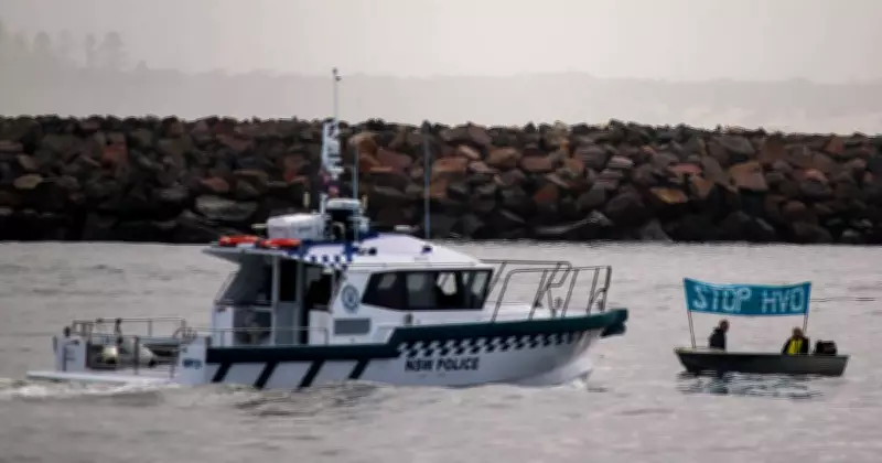 Rising Tide Blocks Two Coal Ships from Entering Port of Newcastle