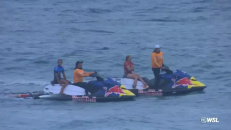 Shark Sighting and Record Scores Mark Gold Coast Pro Surf Day