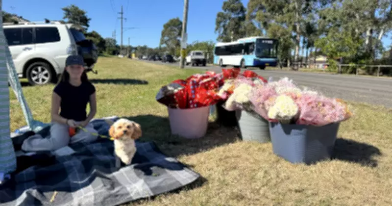 Teen flower seller robbed in broad daylight on Mother's Day weekend