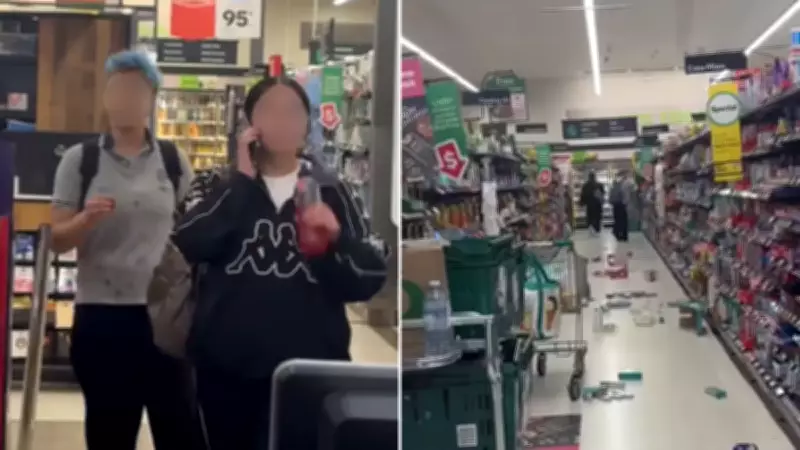 Teens on Rampage at Woolworths in Brisbane's West