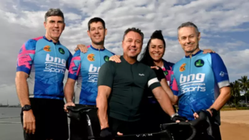Townsville Mayor Cycles to Promote Childhood Cancer Fundraiser
