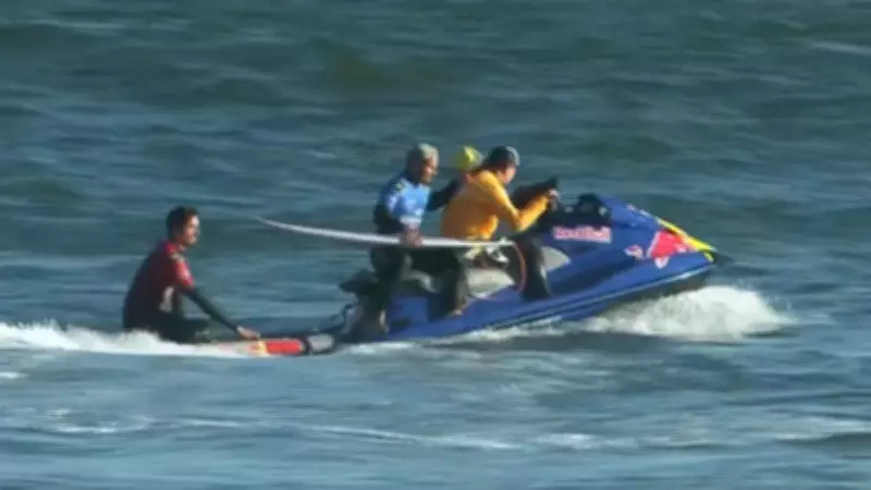 Water Photographer Bitten by Shark or Seal at NZ Surf Event
