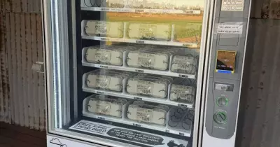 Farm Family Launches First Egg Vending Machine in Region