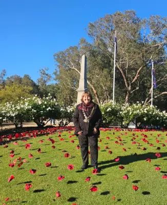 Gosnells students plant over 1000 paper poppies for Anzac Day tribute