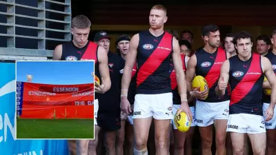 GWS Giants Enrage Essendon Fans with Cheeky Banner Trolling Finals Drought