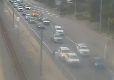 Perth Traffic Chaos: Crash Blocks Lane on Kwinana Freeway in Atwell