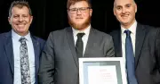 Accidental bricklayer wins award, urges locals to join trades