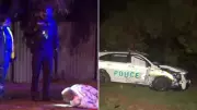 Adelaide man charged after head-on crash with police car, fleeing scene