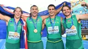 Australia's relay teams make history at world championships in Botswana