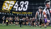 Collingwood Players Sport Gold Numbers for Pendlebury's Record 433rd Game