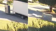 Fridge tumbles from stolen delivery truck in Perth suburb