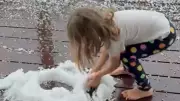 Geelong Pelted by Hail in Sudden Storm Amid Chilly Forecast