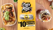 GYG Offers $10 Burritos and Bowls for Cinco de Mayo Celebration
