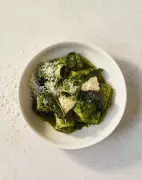 Karen Martini's Green Aglio e Olio Pasta Recipe with Silverbeet and Burrata