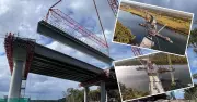 Massive crane completes complex lift on M1 extension to Raymond Terrace