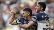 NRL Great 'Snake' Arms Chip Inspires Try Celebration at Local Game