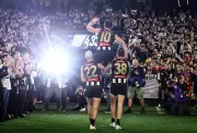 Pendlebury thanks Collingwood crowd for win over Eagles