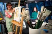 Perth Artist Jenny Davies Paints 50 Neurodivergent Faces in Year-Long Project
